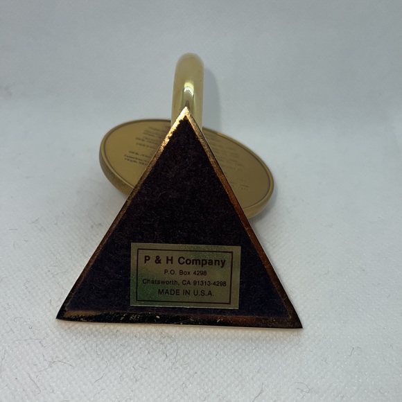 BLACKBIRD SR-71 MACH 3+ COLLECTABLE DISPLAY COIN BRASS - Picture 12 of 12